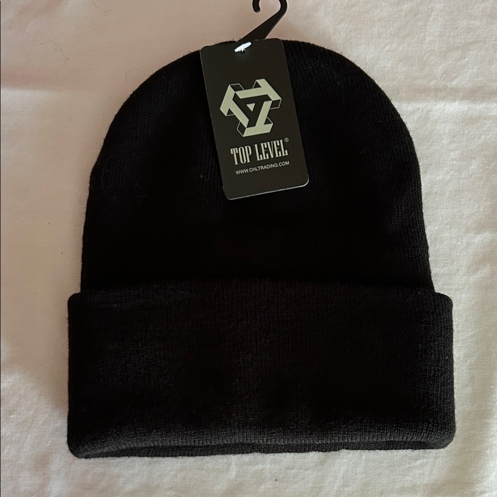 Top Level Brand Black Beanie
